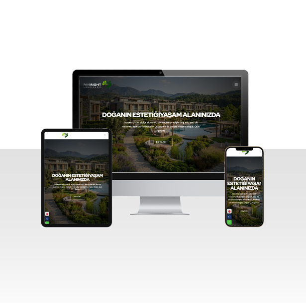 Bahçe ve Peyzaj Tasarım Şirketi Web Sitesi